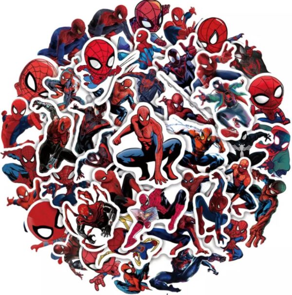 Spiderman stickers 50 stuks