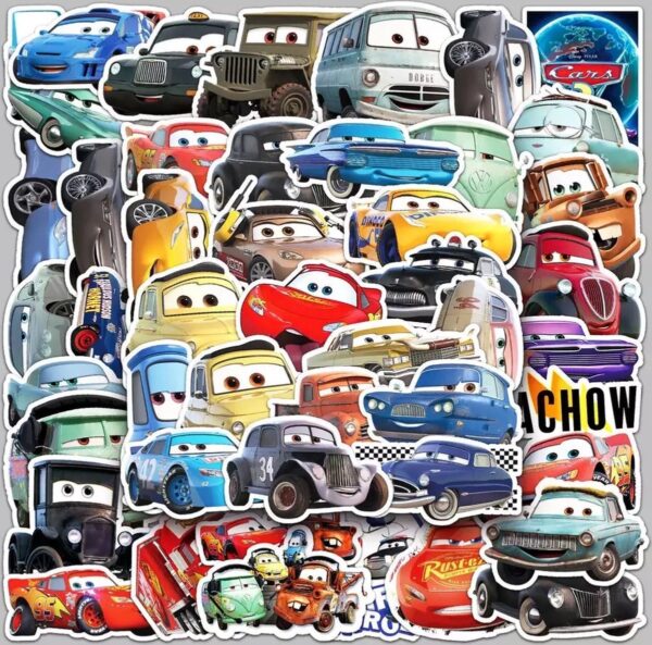 Cars stickers 50 stuks