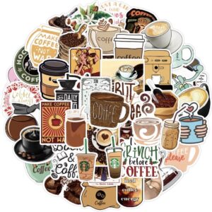 Koffie Stickers - 50 Stuks