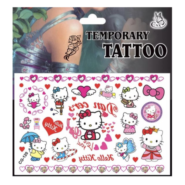 Hello Kitty Tattoo - Tattoos voor Kinderen