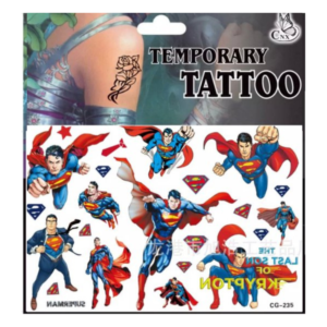 Superman Tattoo - Tattoos voor Kinderen