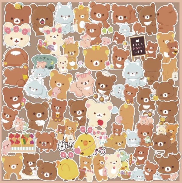 teddybeer stickers